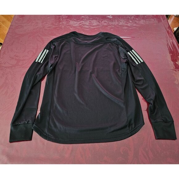 Adidas Womens Own The Run Long-Sleeve Black Shirt Sz L Running & Training - Picture 4 of 9